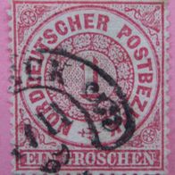1 Stück - Norddeutscher Postbezirk - 1868 - MiNr.: 4 - gestempelt
