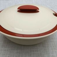 Tupperware Thermo Duo / Wärmebehälter in Beige / Orange mit Frischedeckel
