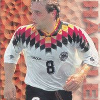 Karlsruher SC DFB Panini Ran Sat 1 Fussball Trading Card EM 1996 Thomas Häßler Nr.42