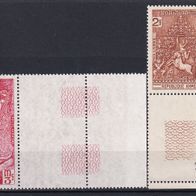 Kambodscha – Republik Khmere, 1971, 1973, 1974, Tempelfiguren, 2 Briefm., postfr.