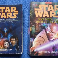 2 Bücher Star Wars - Erben des Imperiums + Mace Windu und die Armee der Klone TB