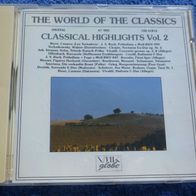 CD Classical Highlights Vol. 2, Bizet Bach Chopin Vivaldi Mozart Beethoven Grieg