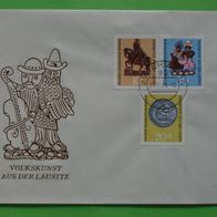 DDR 1969 FDC Mi. Nr. 1521 - 1523 = Lausitzer Volkskunst = Ersttagsbrief = (1)