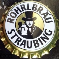Rohrlbrau Straubing Brauerei Bier Kronkorken gold RRK Kronenkorken neu in unbenutzt