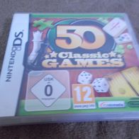 DS Spiel 50 Classic Games mit Hülle und Anleitung