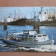 Ansichtskarte Hamburg Hafen - MIchel 70er Jahre