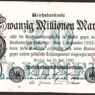 Reichsbanknote 20 Millionen RM #002127