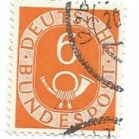 Briefmarke BRD: 1951 - 6 Pfennig - Michel Nr. 126