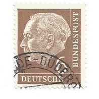 Briefmarke BRD: 1954 - 6 Pfennig - Michel Nr. 180 X W