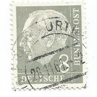 Briefmarke BRD: 1954 - 8 Pfennig - Michel Nr. 182 X W