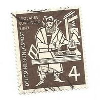 Briefmarke BRD: 1954 - 4 Pfennig - Michel Nr. 198