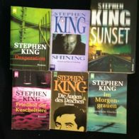 Stephen King: Bücherpaket - 6 Taschenbücher - aus Sammlungsauflösung