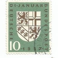Briefmarke BRD: 1957 - 10 Pfennig - Michel Nr. 249