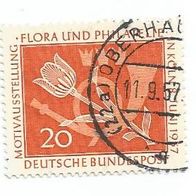 Briefmarke BRD: 1957 - 20 Pfennig - Michel Nr. 254
