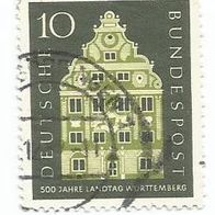 Briefmarke BRD: 1957 - 10 Pfennig - Michel Nr. 279