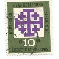 Briefmarke BRD: 1959 - 10 Pfennig - Michel Nr. 314