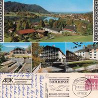 AK Schliersee Rehabilitationsheim Leitenmühle - Mehrbildkarte in Farbe von 1986