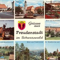 AK Freudenstadt Schwarzwald Mehrbildkarte in Farbe von 1972