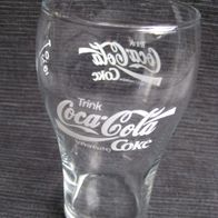 Coca Cola Glas 0,2 L bauchige Form weiß Design Serie Bar Sammlung Coke Gläser