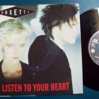 7" Roxette -Listen to your Heart/(I could never) give you up -Singel 45er(N)