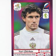 Panini Fussball Euro 2012 Yuri Zhirkov Russia Nr 121