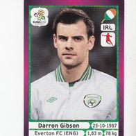 Panini Fussball Euro 2012 Darron Gibson Irland Nr 352