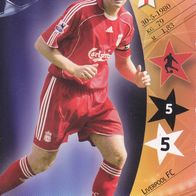Liverpool FC Panini Trading Card Champions League 2007 Steven Gerrard Nr.87/192