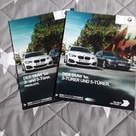BMW 1er 3-Türer und 5-Türer(2/2016) Prospekt + Preisliste