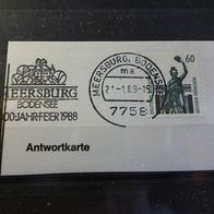 Stempelabdruck auf Antwortkarte