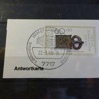 Stempelabdruck auf Antwortkarte