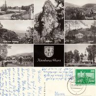 AK Ilsenburg Mehrbildkarte s/ w von 1976