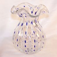 Mundgeblasene, massive Glas-Vase