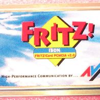 Fritz! Card ISDN PCMCIA V2.0 AVM ohne Anschlusskabel - sehr guter Zustand