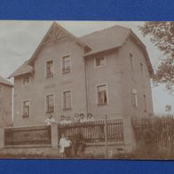 Hermsdorf bei Dresden (Ottendorf-Okrilla): Wohnhaus, Foto-Ak 1914