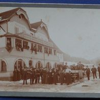 Enzklösterle b. Wildbad: Gasthaus zur Enztallust im Enztal, Foto um 1900