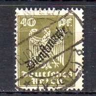 D. Reich Dienst 1924, Mi. Nr. 0110 / D110, Reichsadler, gestempelt #07900