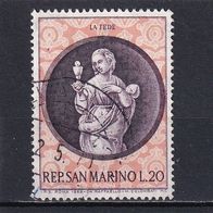 San Marino, 1969, Mi. 939, Weihnachten, 1 Briefm., gest.