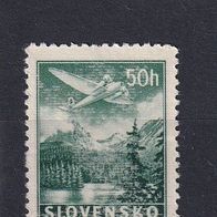Slowakei, 1939, Mi. 49, Luftpost, 1 Briefm., gebr.