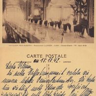 Alte AK Paris Les salons pour banquetes - Reataurant Langer Champs Elysees von 1942