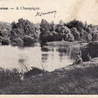 Alte AK La Marne a Champigny - unbenutzt