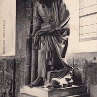 Alte AK Paris Eglise Saint Julien le Pauvre Statue Saint Vincent de Paul - unbenutzt