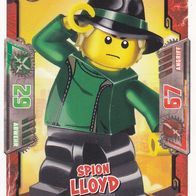 Lego Ninjago Trading Card 2017 Spion Lloyd Kartennummer 9