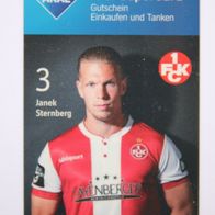 Aral SuperCard, 1. FC Kaiserslautern (2018/2019): Janek Sternberg, 3 (ohne Guthaben)
