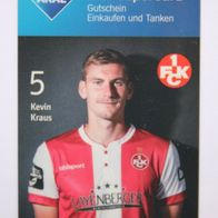 Aral SuperCard, 1. FC Kaiserslautern (2018/2019): Kevin Kraus, 5 (ohne Guthaben)