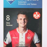 Aral SuperCard, 1. FC Kaiserslautern (2018/2019): Gino Fechner, 8 (ohne Guthaben)