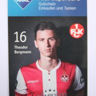 Aral SuperCard, 1. FC Kaiserslautern (2018/2019): Bergmann, 16 (ohne Guthaben)