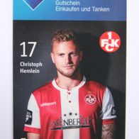 Aral SuperCard, 1. FC Kaiserslautern (2018/2019): Hemlein, 17 (ohne Guthaben)