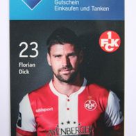 Aral SuperCard, 1. FC Kaiserslautern (2018/2019): Florian Dick, 23 (ohne Guthaben)