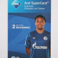 Aral SuperCard, Schalke 04 (2019/2020): Weston McKennie, 2 (ohne Guthaben)