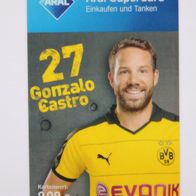 Aral SuperCard, Borussia Dortmund (2015/2016): Gonzalo Castro, 27 (ohne Guthaben)